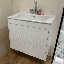 Ива - Конзолен пвц шкаф за баня 65 см от PVC